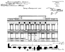 План Севастопольской Морской библиотеки, 1887 г.